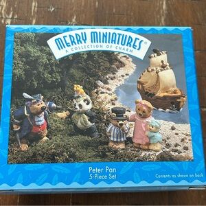 Hallmark‎ Merry Miniatures Peter Pan 5-Piece Set